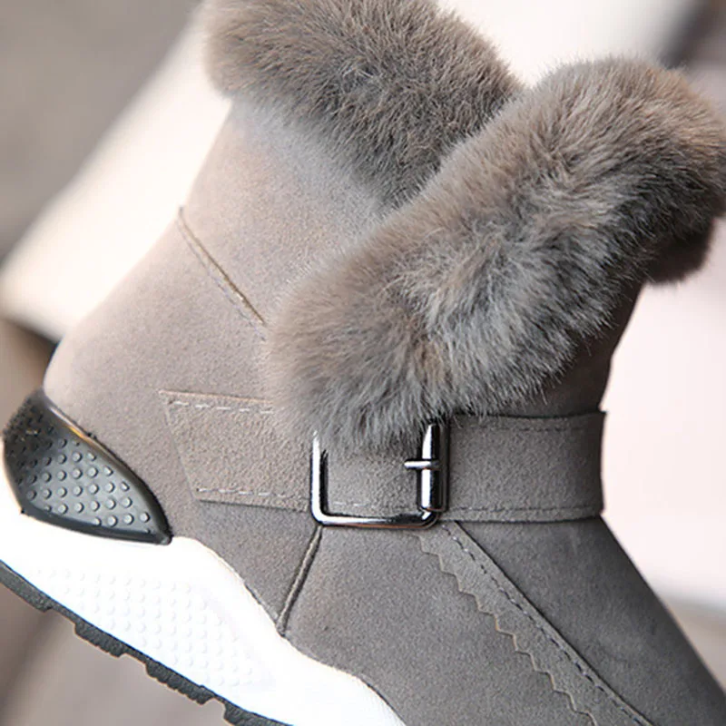 Теплые зимние ботинки CUZULLAA с плюшевой подкладкой для девочек зимняя обувь