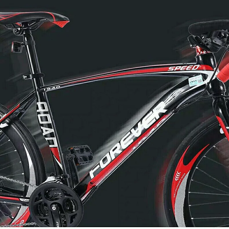 

Wind-breaking Highway Vehicle Aluminum Alloy Highway Bicycle Bend Handle 700C Bicycle V Brake Highway Vehicle for Male and Femal