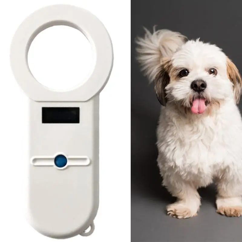 Handheld Protable Pet Chip Reader Scanner Animal Microchip Recognition for Cat Dog Transponders in Cushioned Case | Безопасность и