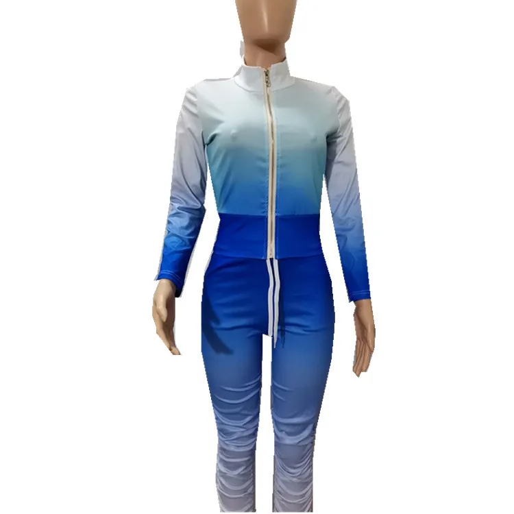 

2 Piece Set Womens Outfits Sexy Stacked Pants Set Ladies Fashion Fall Clothes Matching Sets for Women Two Piece Top and Pant Set