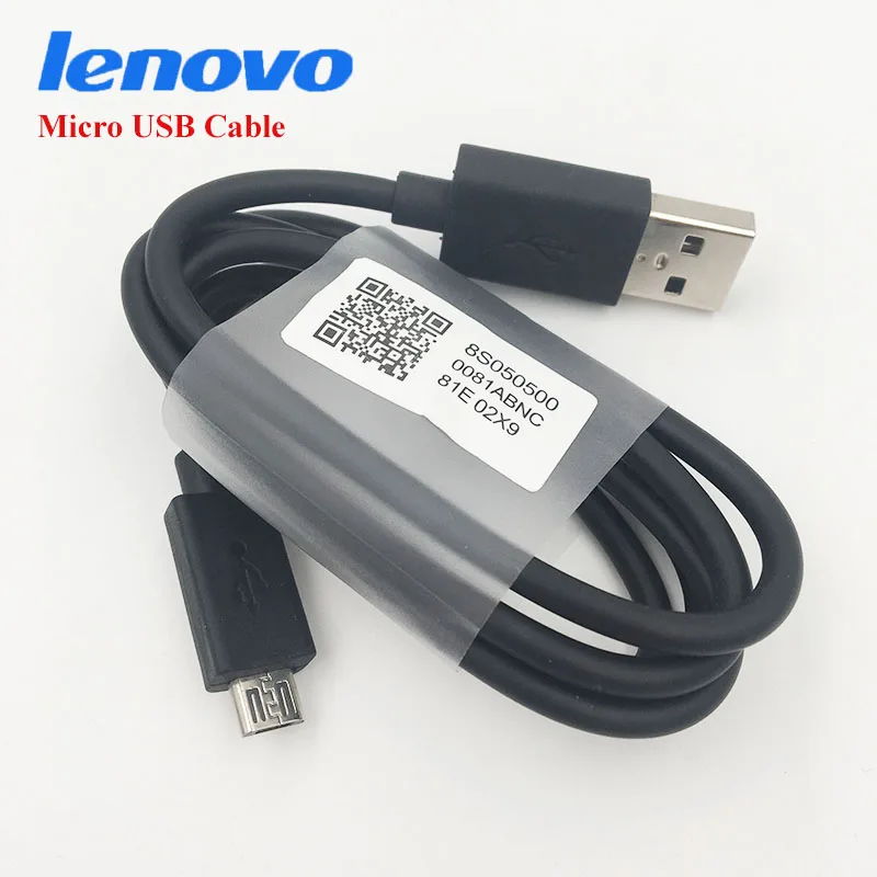 Оригинальный Новый зарядный кабель Lenovo 100 см usb микро-кабель для K5 Spelen S5 Pro K6 a536 K3 note