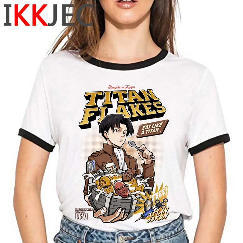

attack on titan t shirt tshirt women japanese white t shirt aesthetic summer top couple clothes streetwear