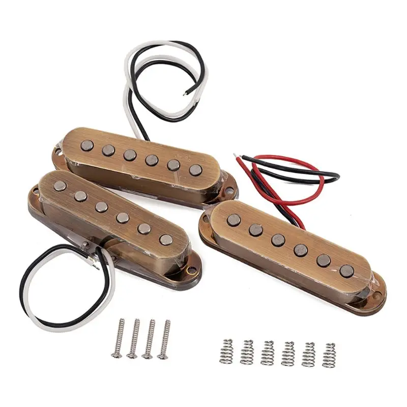 1 Set Pickups Alnico 5 48/50/52 for Stratocaster Strat ST SG Electric Guitar | Спорт и развлечения