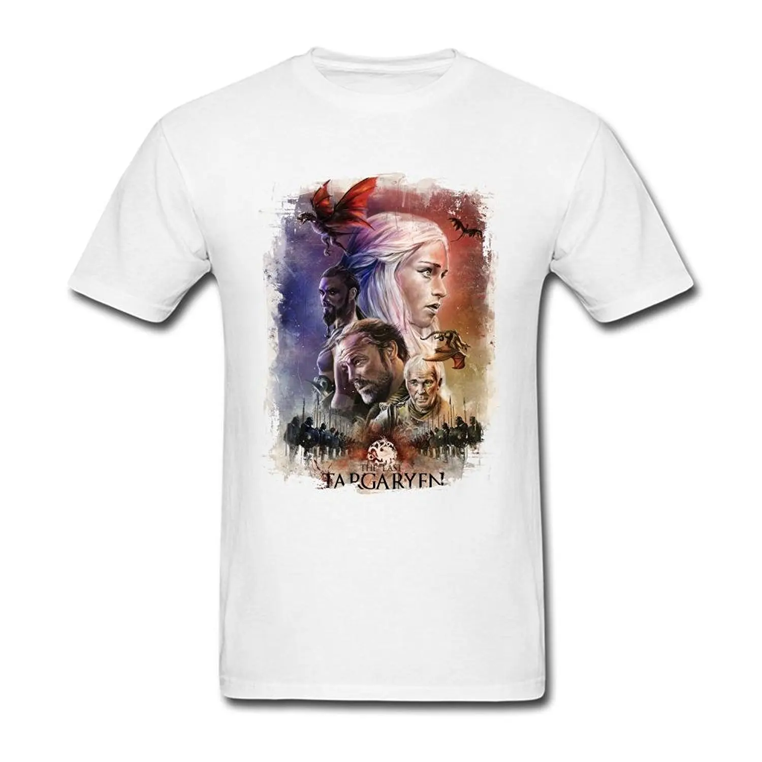 Daenerys Таргариен плакат Футболка для мужчин| |