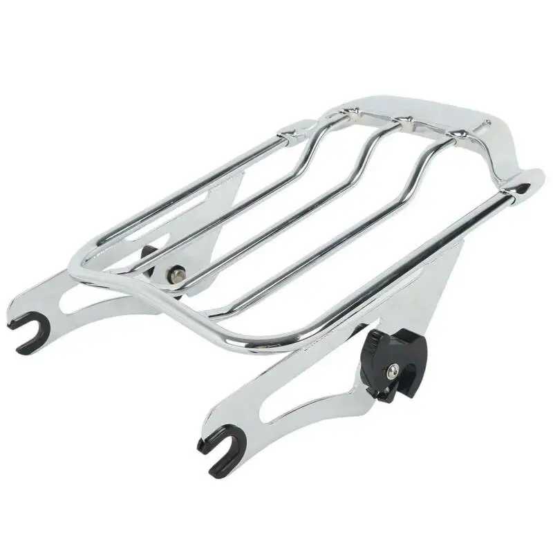 Съемный Двухместный багажник для мотоцикла Harley Touring Air Wing Electra Street Glide Road King FLTR FLHR