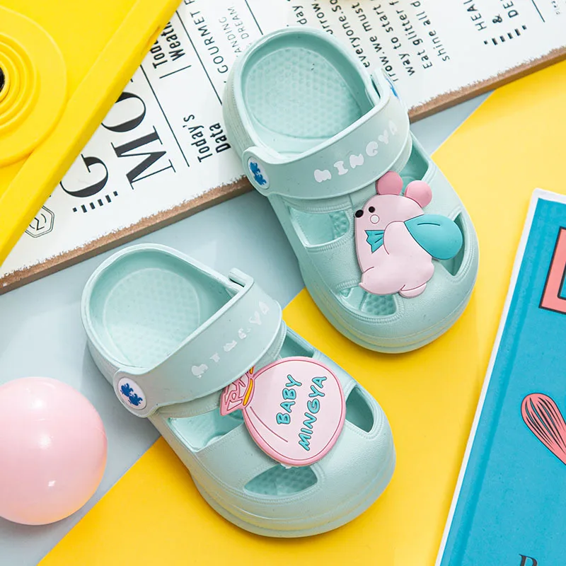 Scsech/детские сандалии для сада летние пляжные тапочки девочек с героями