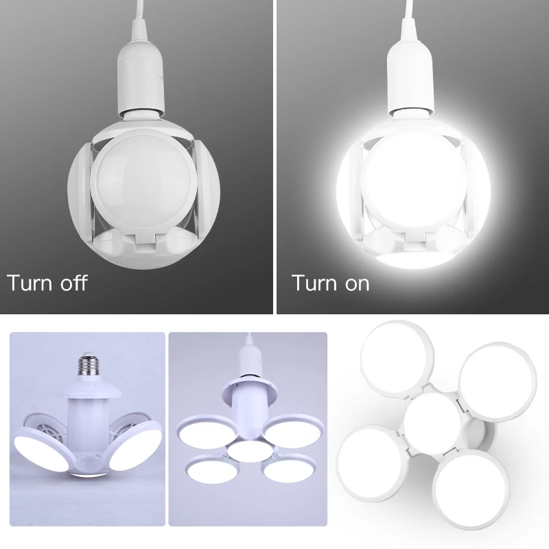 E27 Led Light Bulb 220V Bulbs High Power 30W 40W 60W Fan Blade Lamp for House Workshop Garage lampara led e27 | Лампы и освещение