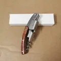 Padauk дерево больше функций красное вино открывалка для бутылок голова креветки нож из нержавеющей стали гиппокамп Набор предметов клиренс - Цвет: White boxed