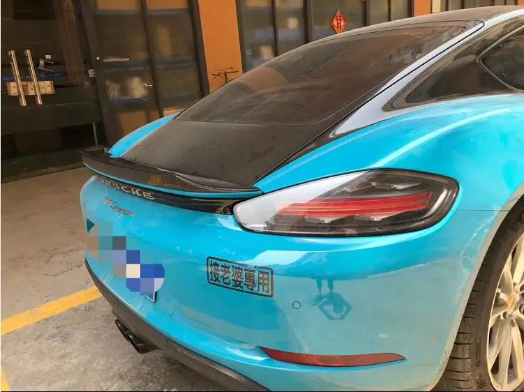 Заднее крыло автомобиля из углеродного волокна оформление заднего багажника