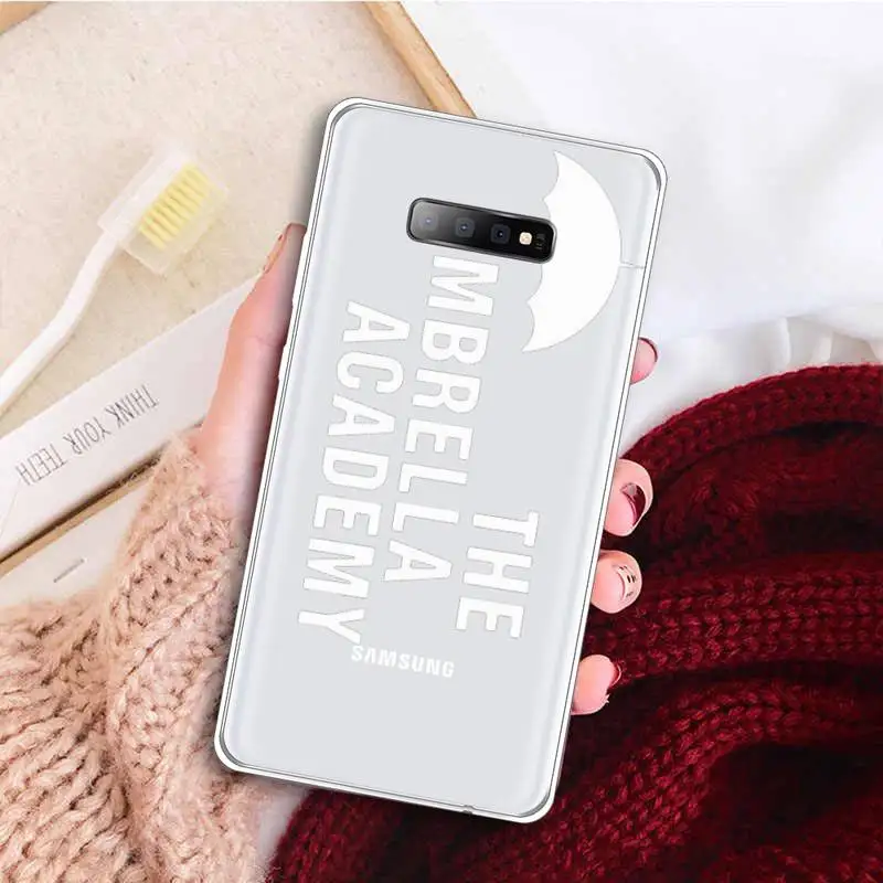 

New TV The Umbrella Academy Phone Case Clear Transparent for samsung A 21s 50 71 S 8 9 20 note 10 20 plus ultra