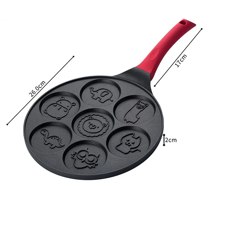 1 шт. кастрюля для завтрака с семью отверстиями из алюминиевого сплава