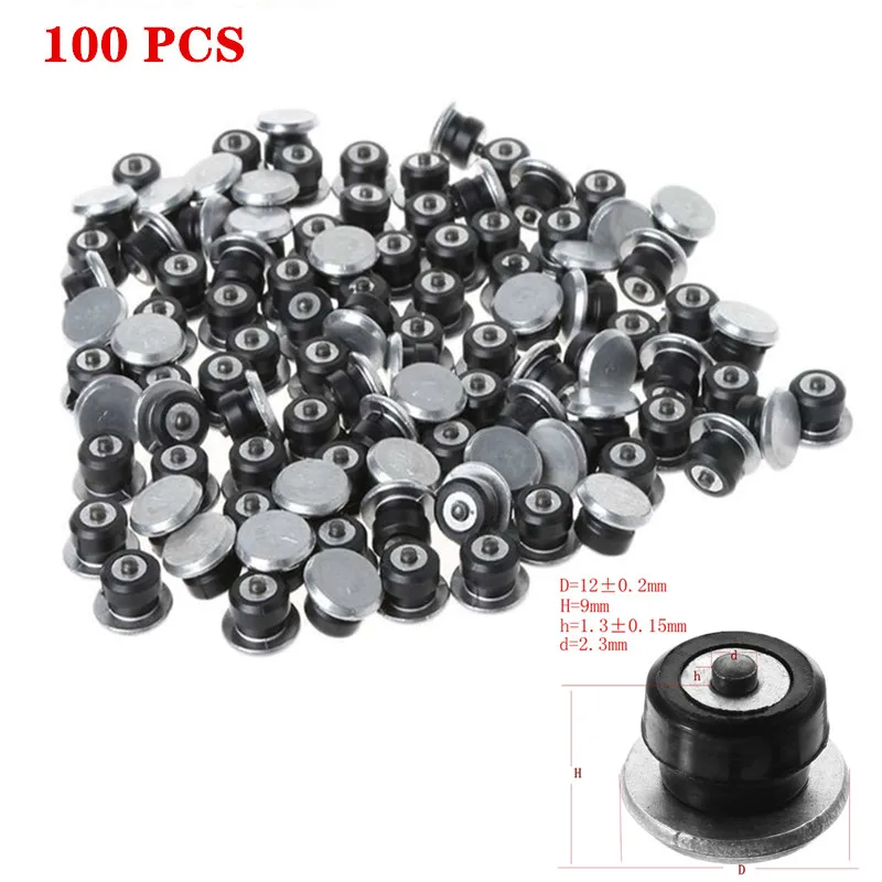

100pcs Winter Tire Spikes Car Tires Studs Screw Snow Spikes Wheel Tyre Snow Chains Studs For Auto Car Motorcycle SUV ATV Truck