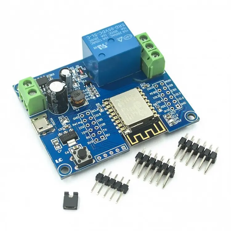 DC5 80V источник питания ESP8266 WiFi одноканальный релейный модуль ESP 12F плата