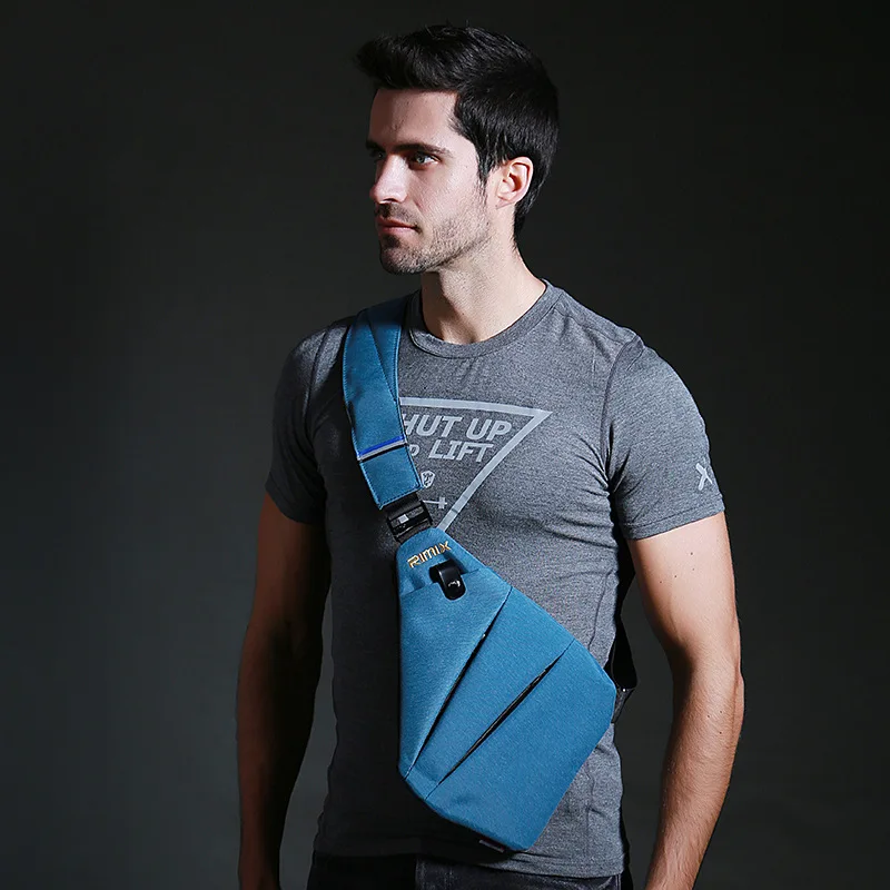 Нагрудная сумка через плечо с защитой от кражи|Поясные сумки| |