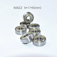 Carbon Steel 606ZZ Подшипники из углеродистой стали 10 штук 604zz 605zz 606zz 607zz 608zz 608RS 624zz 625zz 626zz 627zz металлический герметичный подшипник - Цвет: Carbon Steel 606ZZ
