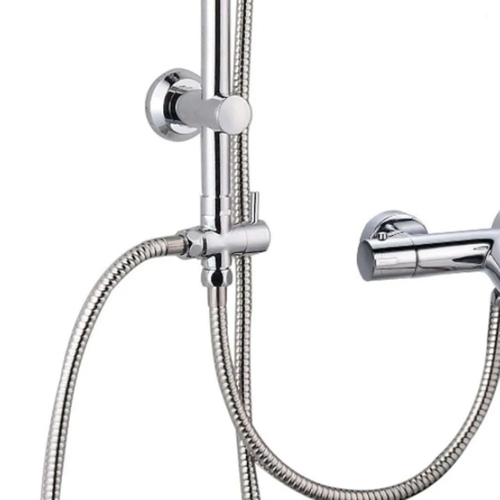 Diverter Valve 3 way Water Separator Shower Tee Adapter Adjustable Head Bathroom Accessories | Обустройство дома