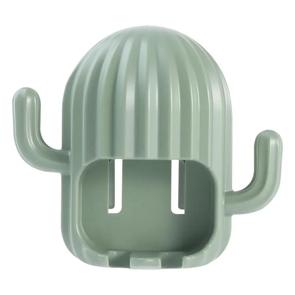 

Toothbrush Holder Cute Wall Mount Electric Toothbrush Rack Organizer With Suction Cup Cactus Shaped Kids Bathroom Toiletries Acc