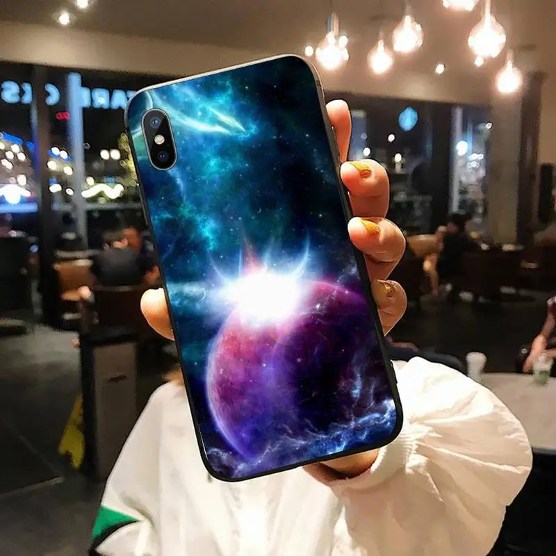 

Star Moon Space pattern high quality luxury Phone Case funda for iPhone 11 12 pro XS MAX 8 7 6 6S Plus X 5S SE 2020 XR