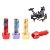 6pcs m618mm bolt screws parafuso for disc brake caliper clamp mtb road bike bicycle screw crank lock bolts disc brake screws