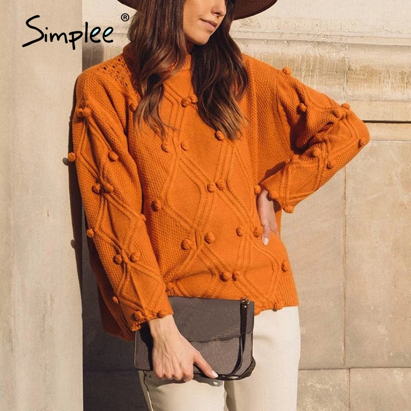 Женская водолазка Simplee осенний зимний женский модный повседневный джемпер с