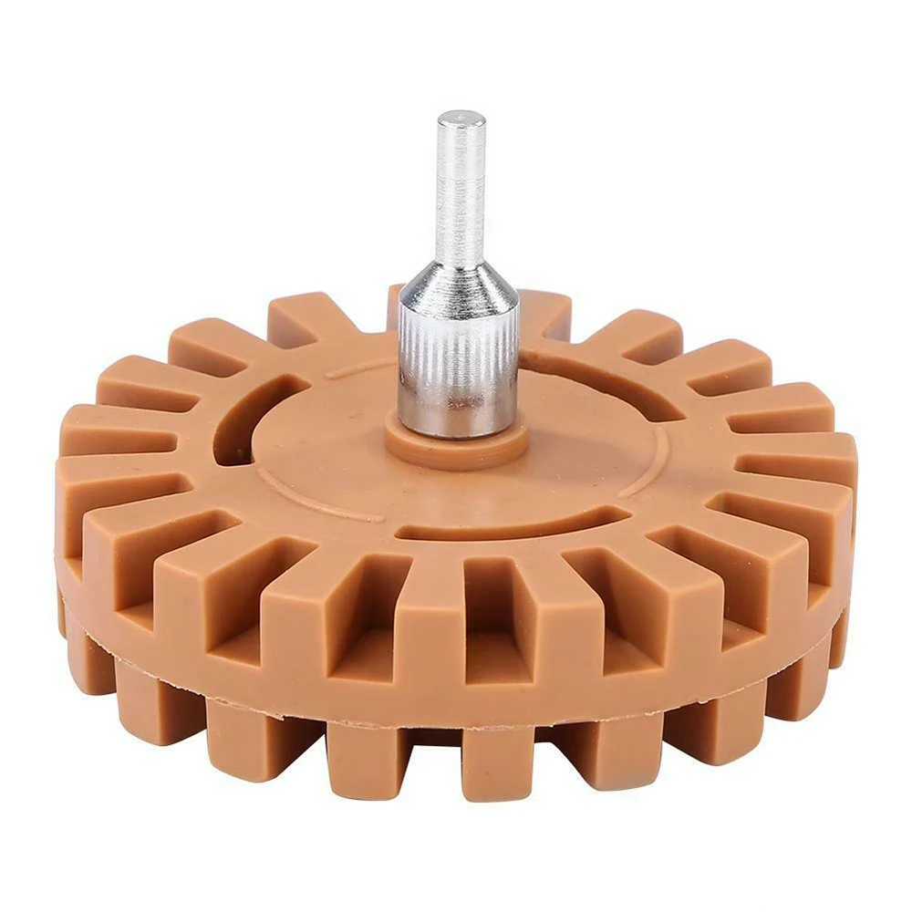 

New Car Sticker Remover Pneumatic Rubber Eraser Wheel Pad Rubber Disk Decal Eraser Wheel Paint Cleaner Car Polish Auxiliary Tool