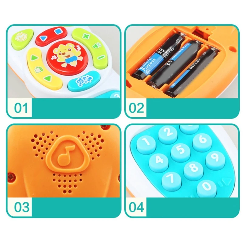 

Mobile Phone Toys Gifts for Toddlers 1 2 3 Year Old Boys Girls Baby Cell Phone Holiday Stuffers Present Early Learning