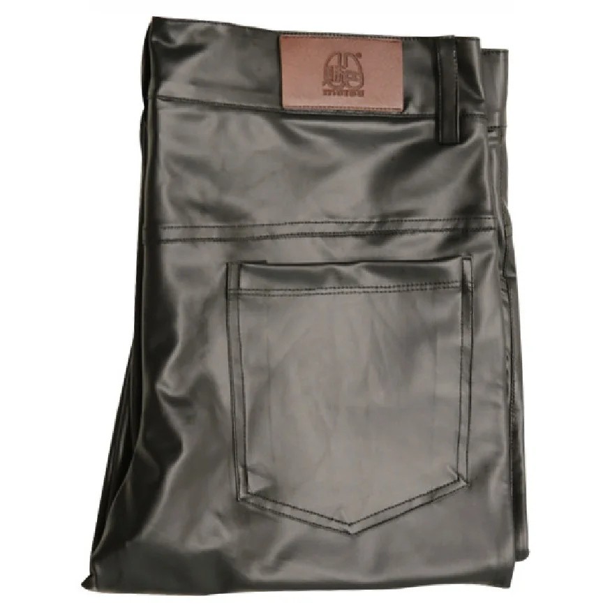 Повседневные кожаные штаны тонкий матовый светильник брюки из искусственной