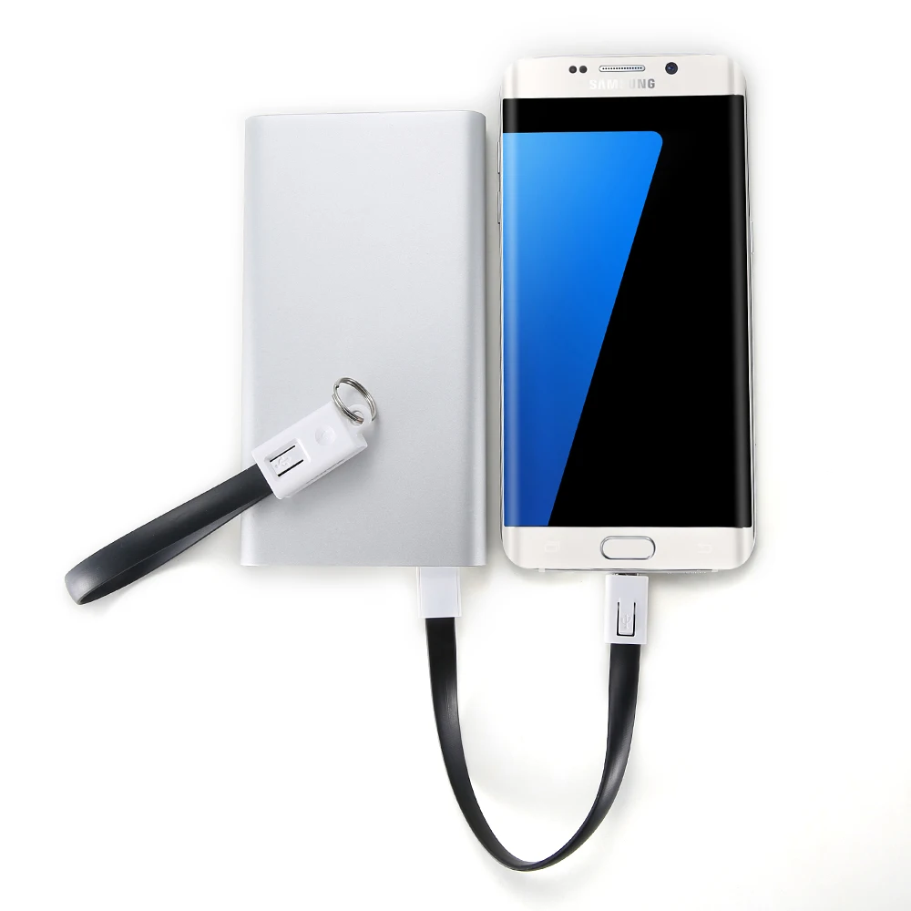 FLOVEME Брелок Зарядное устройство зарядный кабель Micro USB Type C для iphone 11 Pro Max 15 см