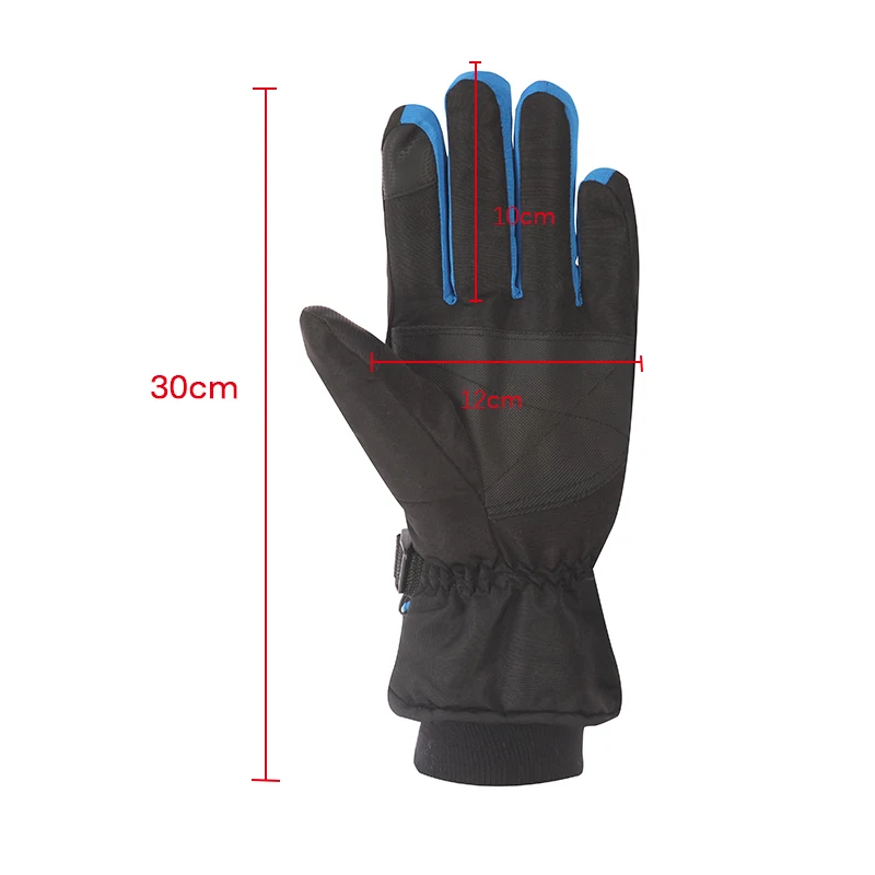 

2pcs ski glove Waterproof Winter Warm Gloves Snow Ski mitten Snowboard Gloves Motorcycle Riding Winter Touch Screen Gloves