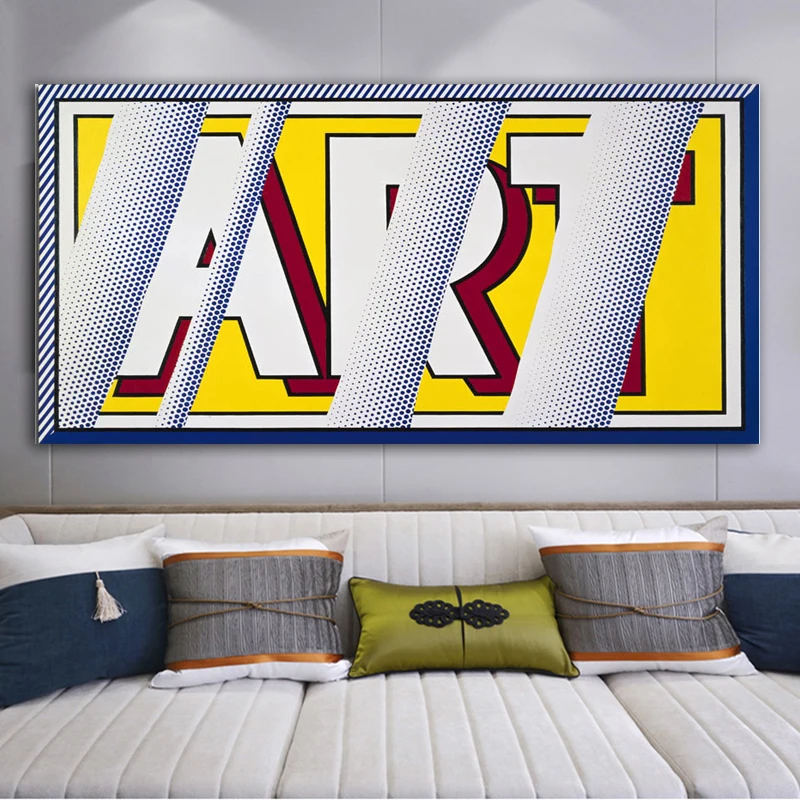 RELIABLI ART Roy Lichtenstein абстрактные плакаты поп-арт Картина на холсте настенные картины для гостиной большой размер без рамки