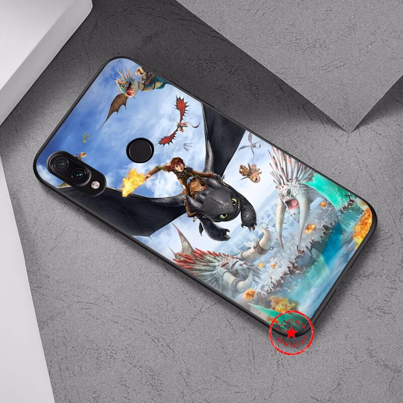 IYICAO Как приручить дракона мягкий чехол для Xiaomi Redmi Note 8 7 6 5 Pro 5A 4X Мягкий