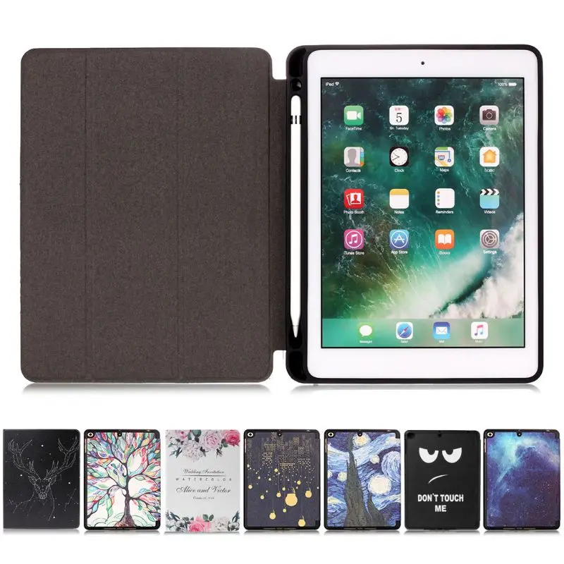 Умный защитный чехол с держателем для карандашей Apple ipad 9 7 дюйма 2018 A1893 |
