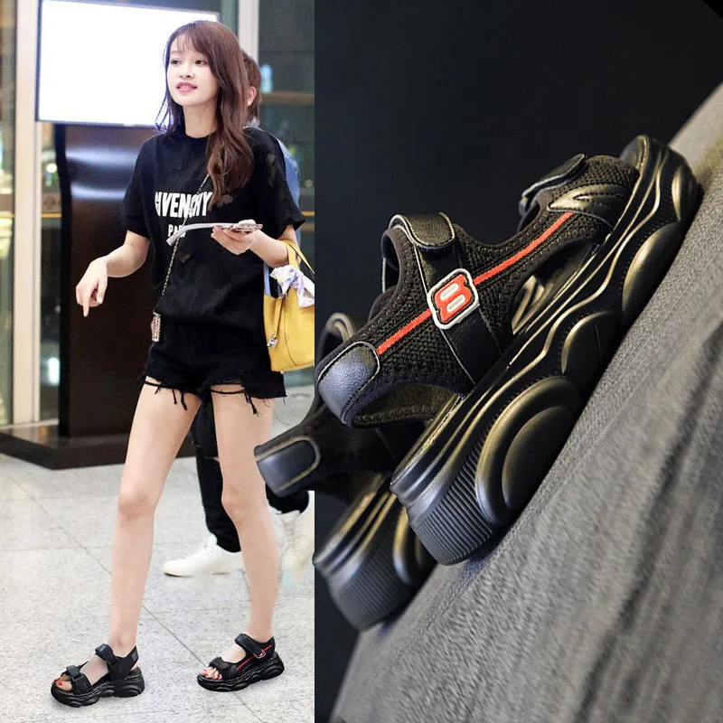 Босоножки Koovan женские на нескользящей подошве сандалии с губчатым рисунком