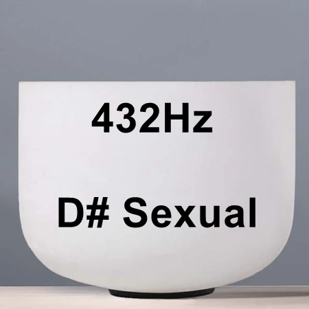 432Hz CVNC 12 дюймов идеальный шаг Примечание C/D/E/F/G/A/B чакра Матовый Кварцевый Поющая чаша для медитации Исцеление йогой - Цвет: 432Hz