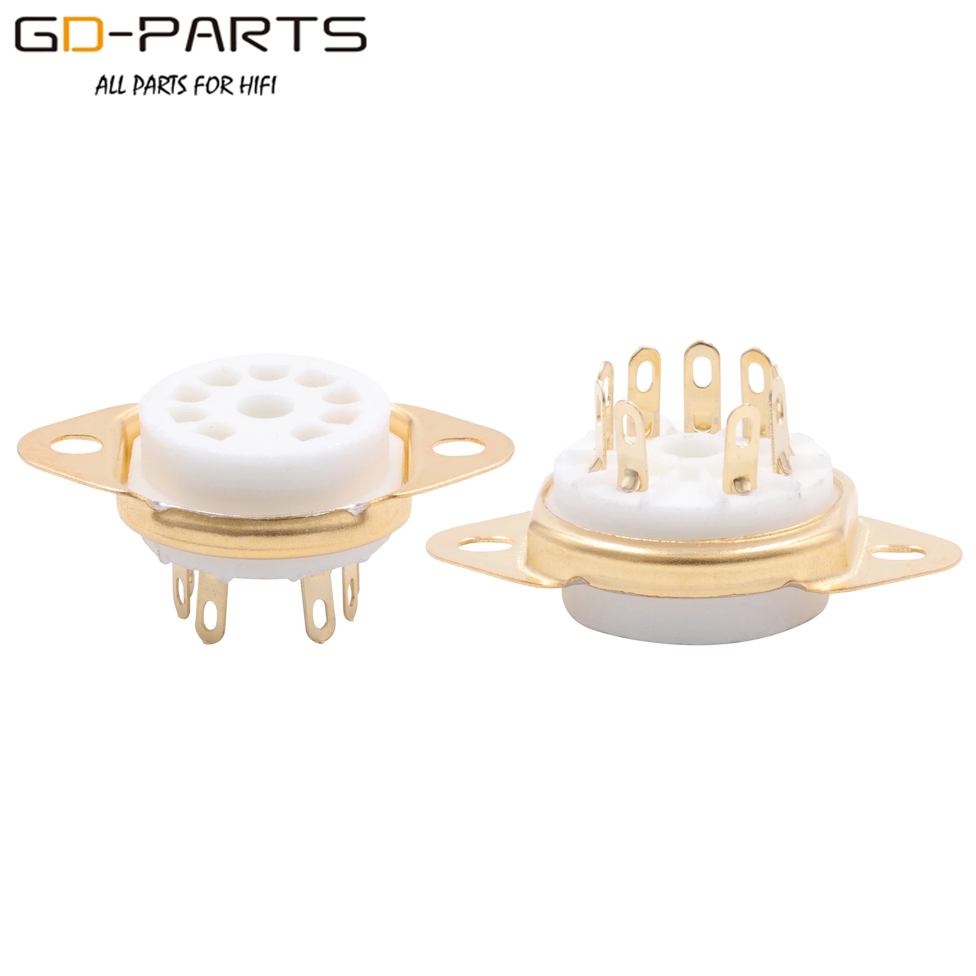 2 шт. 9 контактный керамический гнезда вакуумных трубок для 6DJ8 12AX7 ECC83 B339 CV492 6L13 12AU7