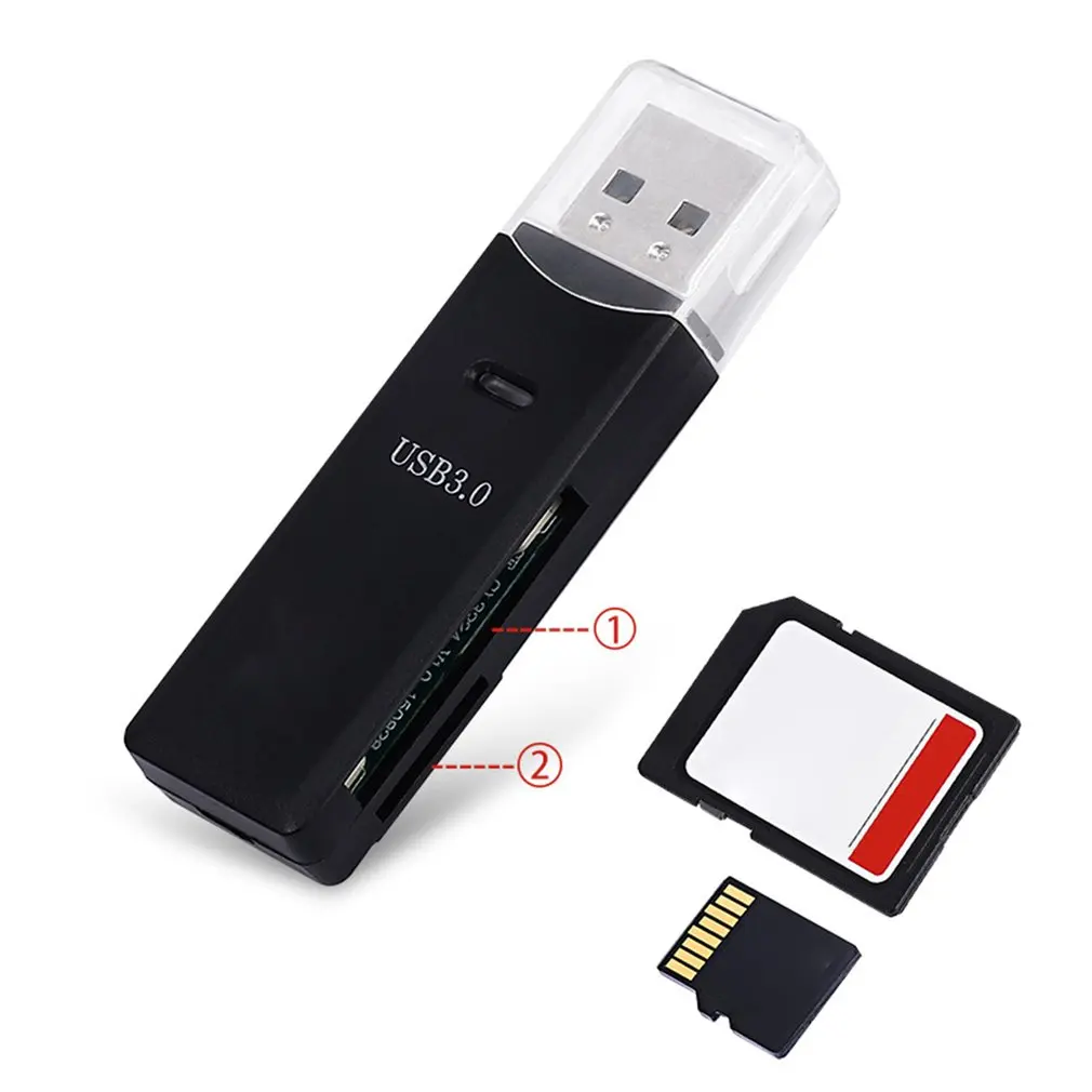 USB 3,0 высокоскоростной многоинтерфейсный считыватель карт памяти Адаптер для Micro SDXC TF T-Flash ридер поддерживает SDXC 64G