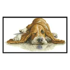 Милый щенок Счетный крест полный набор животных вышивка рукоделие Наборы 11CT 14CT Diy ручной работы ремесло Домашний декор живопись