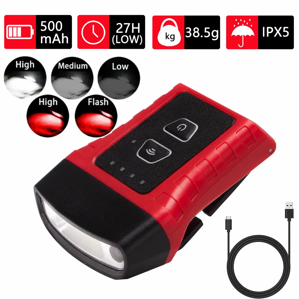 Фонасветильник светодиодный водонепроницаемый со встроенным аккумулятором и 5