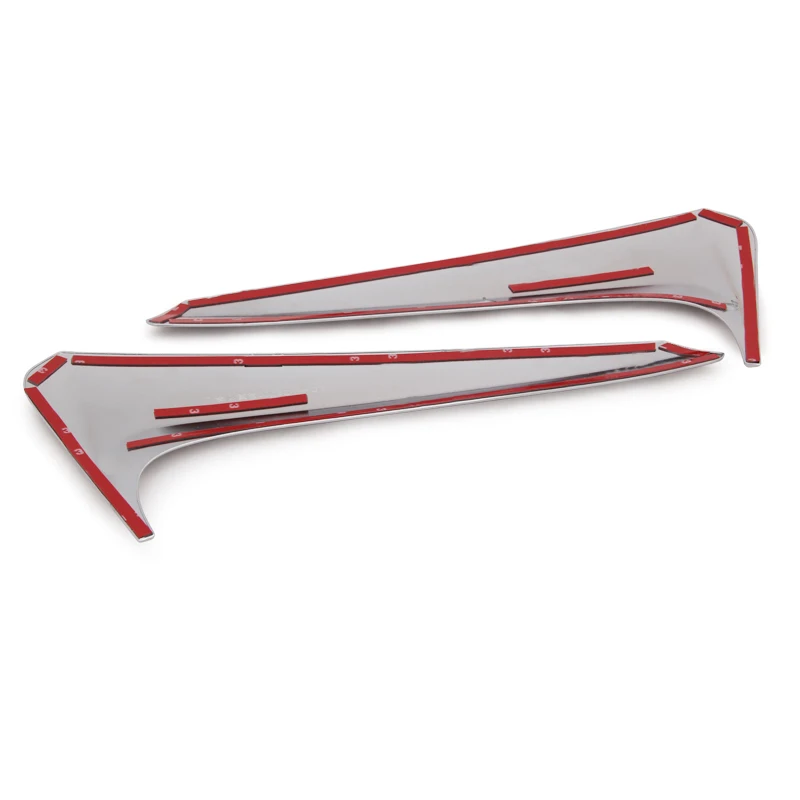 

Lsrtw2017 Abs Car Rear Window Tail Spoiler Trims Chrome for Toyota Highlander 2015 2016 2017 2018 2019 XU50 Kluger Accessories