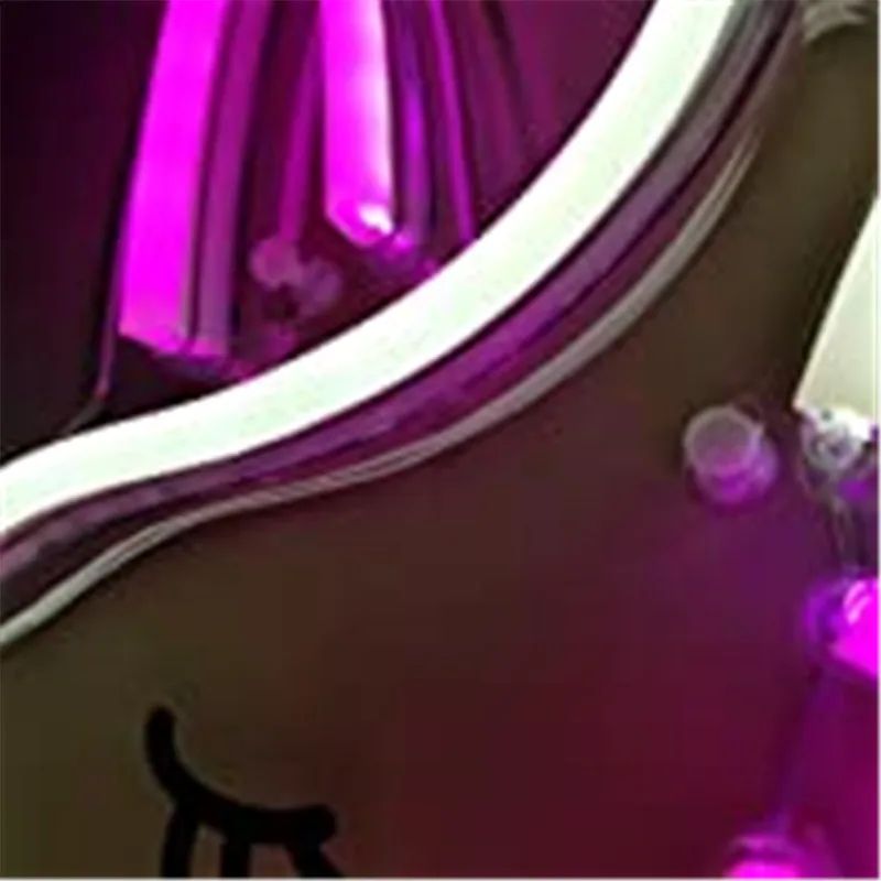 Неоновый светодиодный светильник с изображением единорога для праздничных