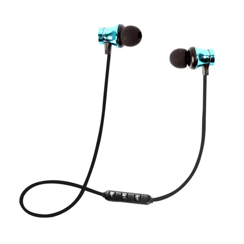 Беспроводные наушники mosunx с магнитными ушами и Bluetooth спортивные стерео earbudss без