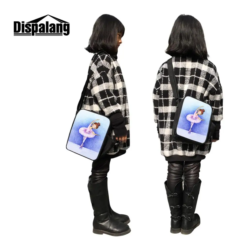 Уникальные сумки для обеда с принтом единорога девочек Изолированные еды