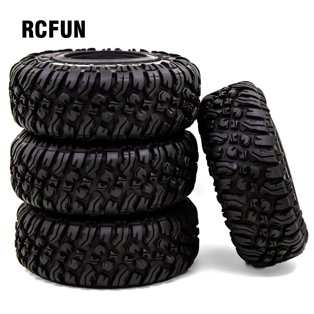 4 шт. 120 мм 1 9 дюйма резиновые шины/колесные шины для 1:10 RC Rock Crawler Axial SCX10 Canyon Trail 105