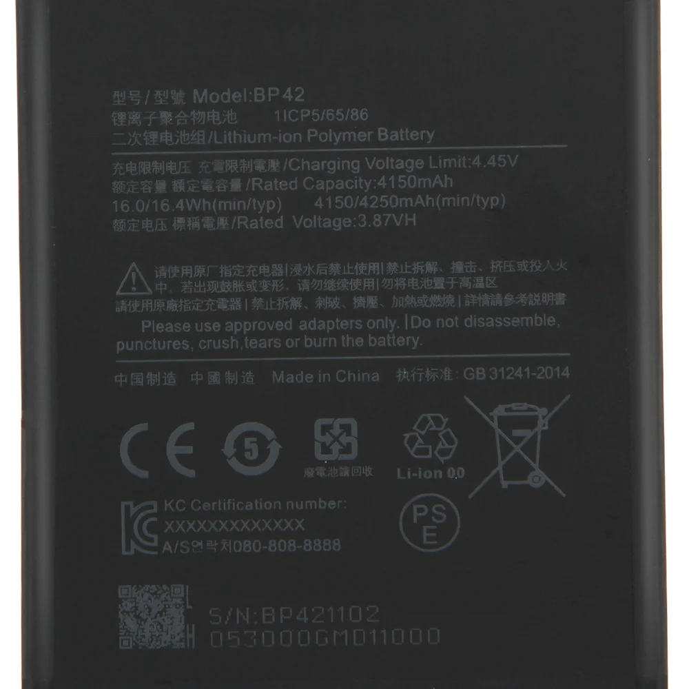 replacement battery for xiaomi mi 11 lite bp42 rechargeable phone battery 4250mah with tools free global shipping