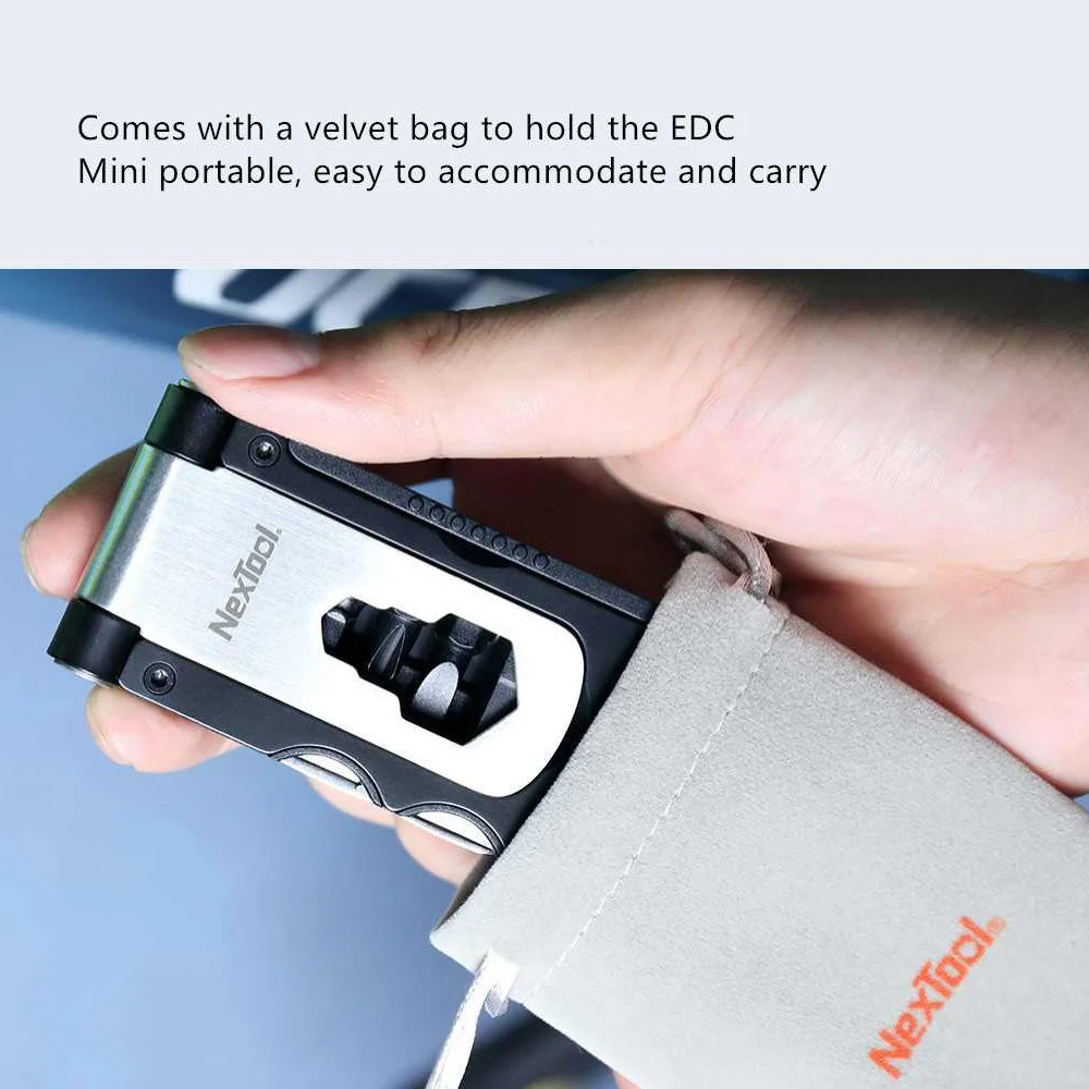 Многофункциональный инструмент для ремонта велосипеда xiaomi Mijia NexTool карманный мини-велосипед, ящик для инструментов, наружный гаечный ключ Магнитная гильза