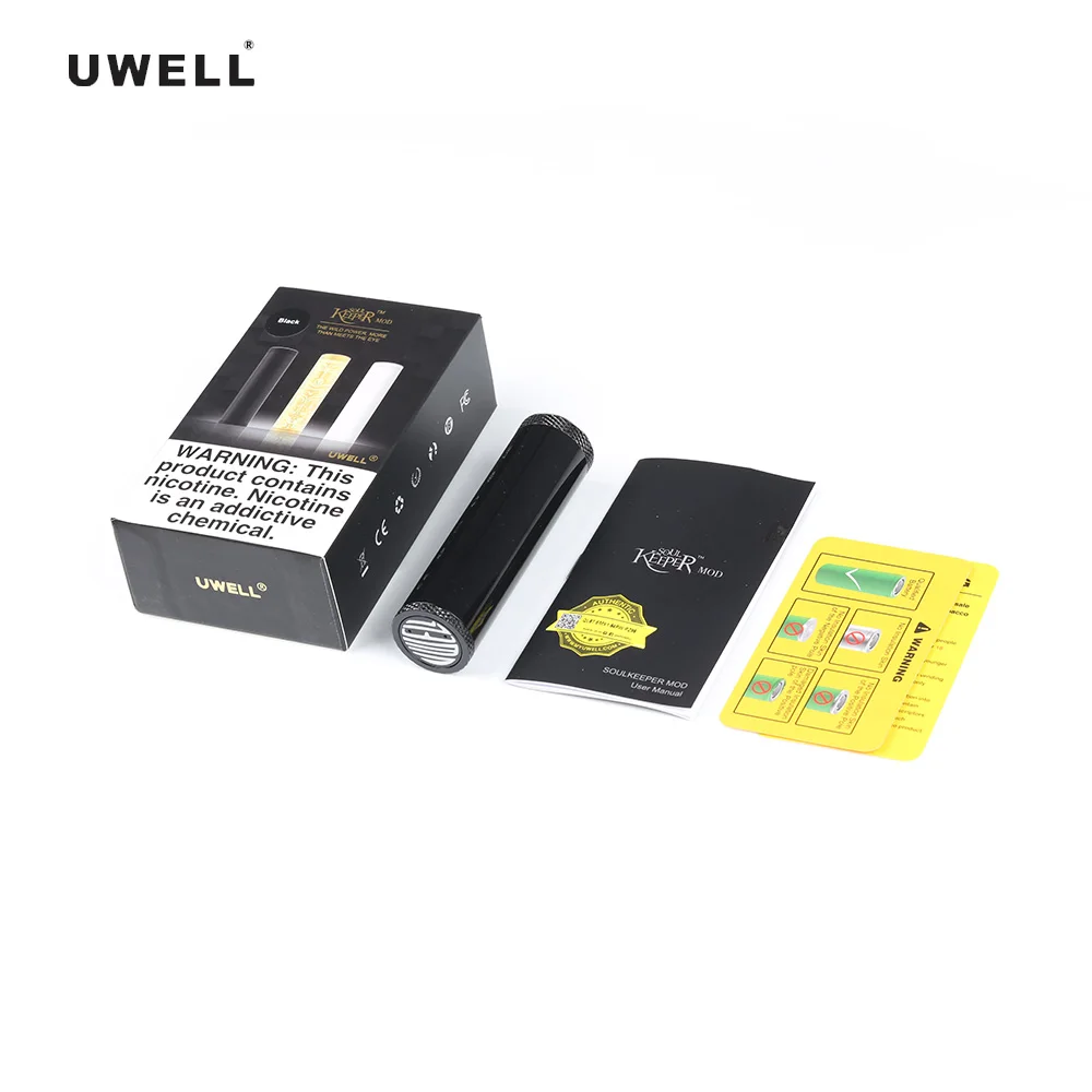 Оригинальный Uwell SOULKEEPER Pen Mod 110 Вт мощность поддержка 18650/20700/21700 батарея