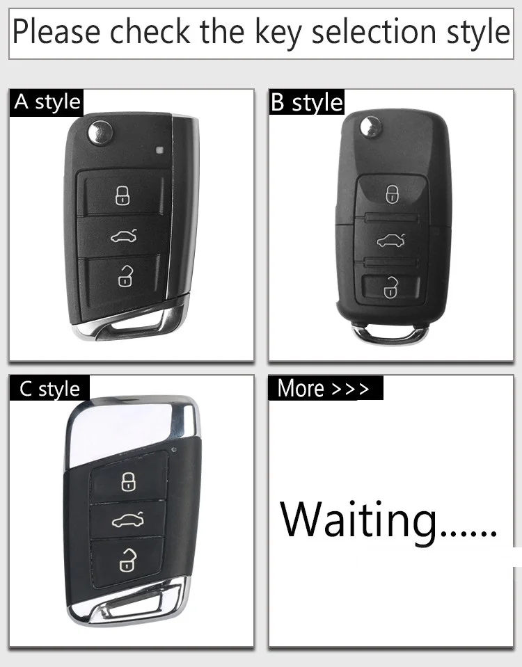 Силиконовый чехол из углеродного волокна для автомобильного ключа Volkswagen VW MAGOTAN