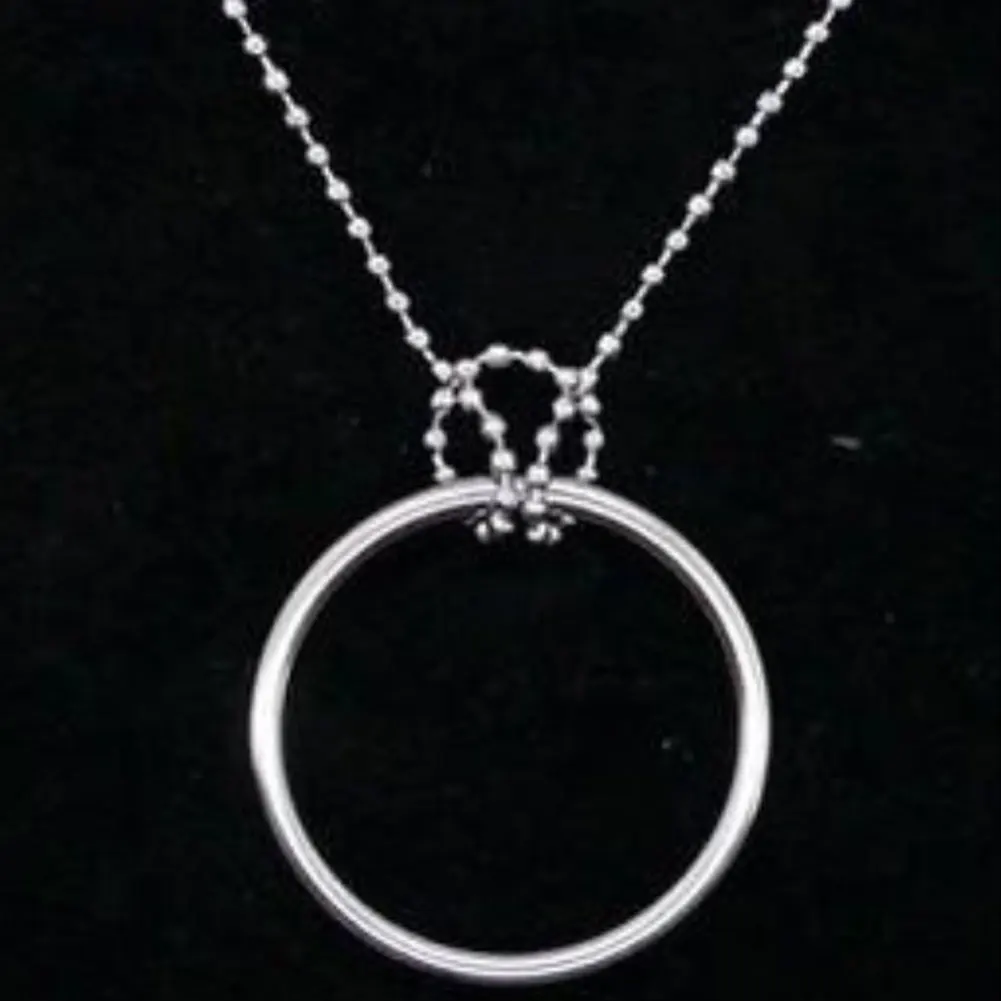 70 см магический реквизит шоу ожерелье цепь Малыш Дети Кольцо узел трюк