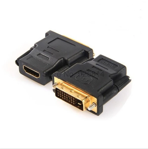 Через dhl 1000 шт DVI (24 + 1)/(24 5) к HDMI АДАПТЕРНЫЕ кабели 24k позолоченный штекер на Женский