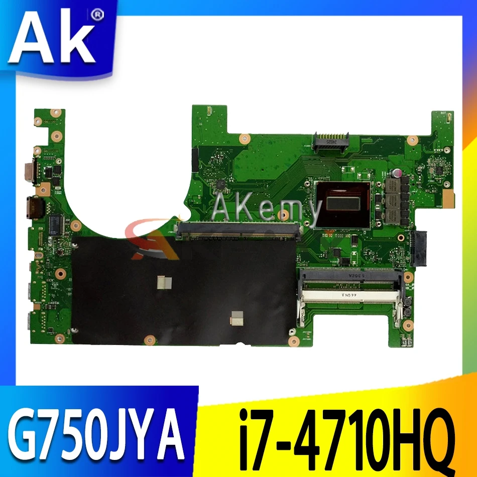 G750JYA Материнская плата ноутбука i7 4710HQ Процессор Поддержка GTX980M 8 Гб Asus G750J G750JY 90NB07J0